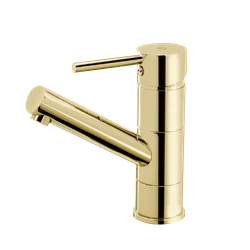 Fdesign Flusso Gold-Waschtischarmatur