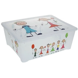 storage box 43x36x16cm with lid PH children