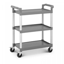 Waiter's trolley - 3 shelves - 60 kg ROYAL CATERING 10011196 RCSW-3P2