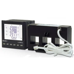 Lumel monitoring device ND20CT-20100E0, 3x230/400 V, 0.1 A, 0.25 A, relay outputs, impulse