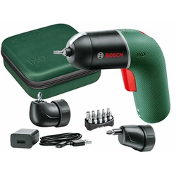 Bosch IXO VI cordless screwdriver 3,6 V | 3 Nm/4,5 Nm | 1/4 inches | Carbon brush | Mains charger | In a cardboard box