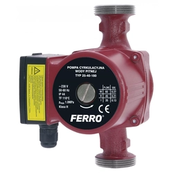 Ferro drinking water circulation pump 25-40-180