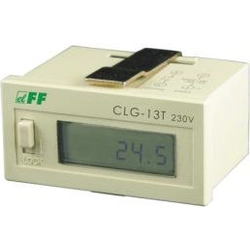F&F Contador de tiempo de funcionamiento 4-30V DC 6 caracteres matriz digital 48x24mm (CLG-13T 24)
