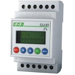 F&F Licznik-impuls 24-264V AC/DC 1P 8A programmastroom CLI-01