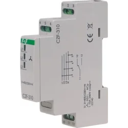 F&F Microprocessor phase loss and asymmetry sensor, DIN rail mounting True RMS CZF-310-TRMS