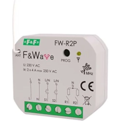 F&F Przekaźnik bistabilny podwójny P/T 85÷265V AC/DC – (FW-R2P)