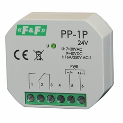 F&F Przekaźnik elektromagnetische velden 1P 16A P/T - PP-1P 24V