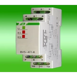 F&F Przekaźnik impulsowy 230V 2x10A na szynę TH35 - BIS-414