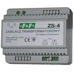 F&F stabiliseret strømforsyning 230VAC/18VDC 12W 0,66A