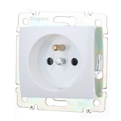 Legrand Valena Socket with surge protection white