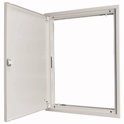 Drzwi / panel obsługi (szafa rozdzielcza) Eaton 111155 Drzwi z zamkiem Stal Malowanie proszkowe Szary IP30