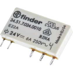 Finder Miniature relæ 1P 6A 24V DC (34.51.7.024.0010)