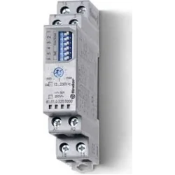 Finder Timer 1P 16A 12-230V AC/DC 0,1s-10h багатофункціональний AI, DI, SW, SP, BE, DE, Eeb 81.01.0.230.0000