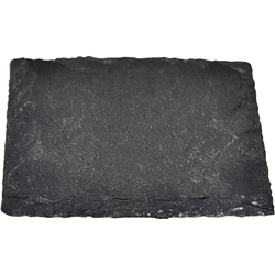 Finger food plate made of slate 100x100mm