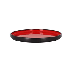 FIRE Assiette plate, ronde 27 cm rouge