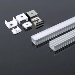 Fitas de LED - Kit de montagem Prata - IP20 - Modelo nº: - VT-8116