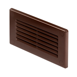 Flat duct cover (55x110) brown