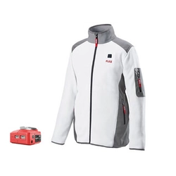 Flex TF Blanco 10.8/18.0 M Hombre Chaqueta térmica 10,8 V/18 V | METRO| Blanco