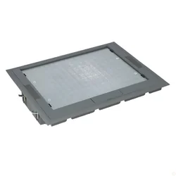 Floor box 8-krotna K45 + 4-krotna K45/2, angular module assembly, gray