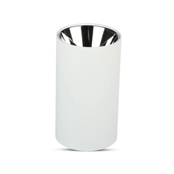 Focos LED - Luminarias de superficie - GU10 - IP20 - Blanco+Cromo - N.º de modelo: - VT-882-RC