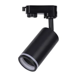 Focos LED para rieles - Montaje en rieles GU10 - IP20 - Negro