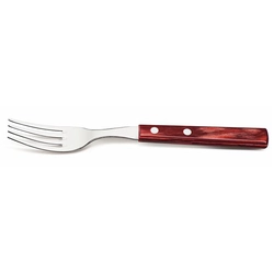 Forchetta tavola bistecca/pizza, linea Horeca, colore rosso