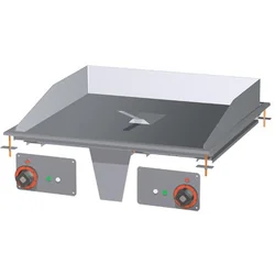 Forkromet rillet grillplade, FTRD-78 ETS