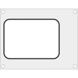 Forma matriz para la soldadora Hendi para bandeja sin división 187x137 mm - Hendi 805664