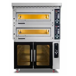 Forno da forno modulare 2-komorowy | elettrico | 18 kW| 400V | 1260x1020x1850 | MD/800/2