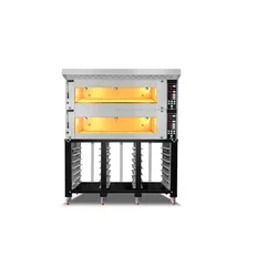 Forno de padaria modular 2-komorowy | elétrico | 24,4 kW | 400V | 1660x1400x1930 | MD/1400/1