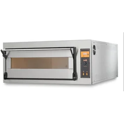 Forno elettrico per panetteria chamotte modulare con camera rialzata 2x600x400 | CUCINARE D4H (TRD4H)