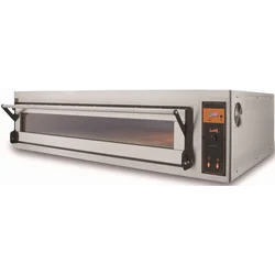 Forno elettrico per panetteria chamotte modulare con camera rialzata 4x600x400 | CUCINARE D6H