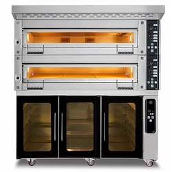 Forno modulare 2-komorowy | elettrico | 24 kW | 400V | 1660x1020x1850 | MD/1200/2 RQ