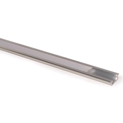 Forsænket LED-profil B (fliser), længde 202cm, aluminium