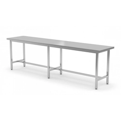 Förstärkt mittbord utan hylla 2600 x 700 x 850 mm POLGAST 111267-6 111267-6