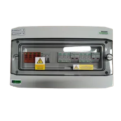 Фотоелектричний розподільний щит для фотовольтаїки AC ELS 3 фаза B 16A T1+T2 / DC ELS 1000V T1+T2 2 String + GPV 18M