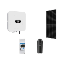 Fotoelektriskā sistēma 5KW hibrīds vienfāzes, Huawei hibrīds Ongrid invertors SUN2000-5KTL-L1, JASOLAR paneļi JAM72S20-460 MR-BF (melns rāmis)460W 11 dators, Huawei viedais skaitītājs DDSU666-H , Wi-Fi sargspraudnis iekļauts komplektā