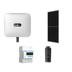 Fotoelektriskā sistēma 5KW trīsfāzu hibrīds, Huawei hibrīds Ongrid invertors SUN2000-5KTL-M1, JASOLAR paneļi JAM72S20-460 MR-BF (melns rāmis)460W 11 dators, Huawei viedais skaitītājs DTSU666-H , Wi-Fi sargspraudnis iekļauts komplektā