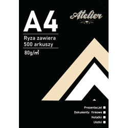 Fotokopieerpapier A4 80g Atelier 1-paleta 64Kartony