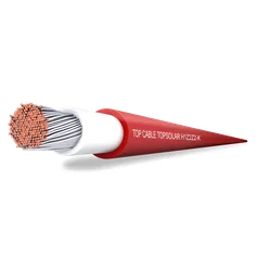 Фотоволтаичен кабел Горен кабел TOPSOLAR PV H1Z2Z2-K (1x4 mm, червен)