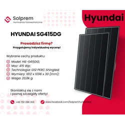 Fotovoltaický modul Hyundai HiE-S415DG 415W