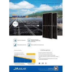 Fotovoltaični modul Ja Solar 550W JAM72D30MB Bifacial srebrni okvir