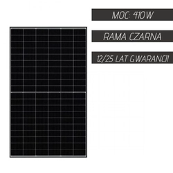 Fotovoltinė panelė JA SOLAR JAM54S30-HC MONO 410W MR Juodas rėmas