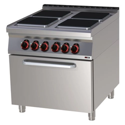 FR | Cuisinière électrique 14 kW + Four GN 2/1 REDFOX SPQT-90/80-21E