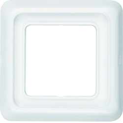 Frame 1-krotna with a snow-white gasket, splash-proof IP44