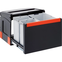 FRANKE bin, Cube 50, automatic opening, 14 l + 2x8 l