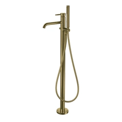 Free-standing bathtub faucet Palazzani Digit Color gold 12117953+99571799