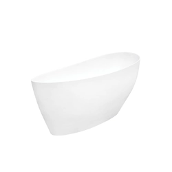 Freestanding Bathtub Keya Matt White 165 + click-clack chrome - Additionally 5% Discount for code BESCO5