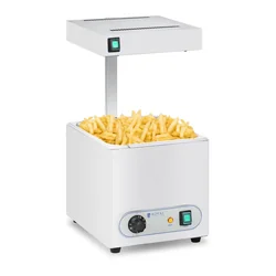 French fries heater with radiant heater