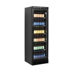 Frigorífico negro, mueble enfriador de botellas 358L CEV425 NEGRO